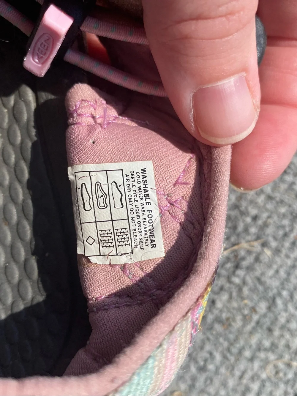 KEEN Kids Newport H2 Waterproof Sandals Pink Pastel Rainbow Stripe